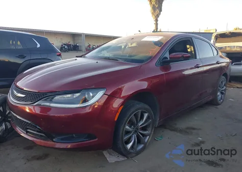 2015 Chrysler 200 S z USA, uszkodzony, nr VIN 1C3CCCBG5FN516841